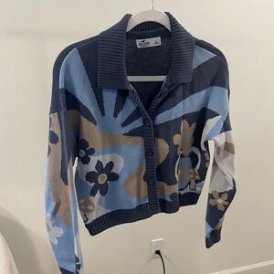 Hollister Women's Multicolor Floral Cardigan